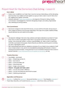 Lesson Plan: Set Goals and Make a Plan